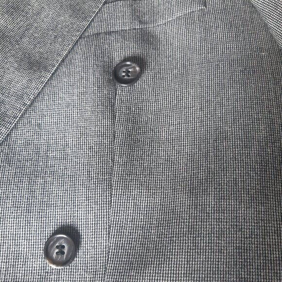 Jimmy's Gentiluomo Black & White Houndstooth Double Breasted Men's Jacket - Picture 10 of 15